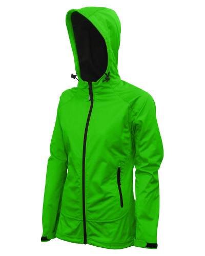 Kurtka lekka softshell z kapturem damska SJL25